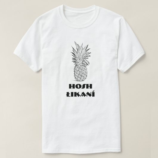 Hosh łikaní , Ananas in navajo T-Shirt (Design vorne)