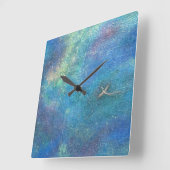 Hoshi-no-Ma: Between the Stars Quadratische Wanduhr (Winkel)