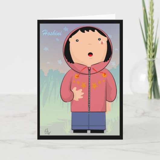 Hoshini Grueting Card Karte (Vorderseite)