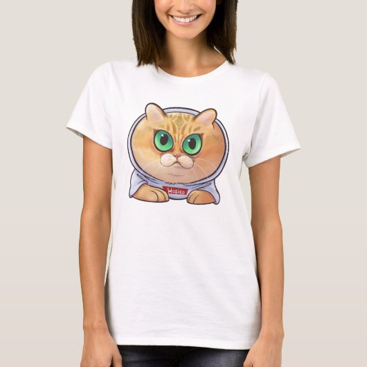 Hosico-Cartoon T-Shirt (Vorderseite)