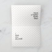 Hosico Katze mit Party Hat Karte (Innenseite)