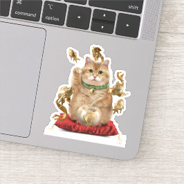 Hosico Maneki-neko Aufkleber