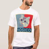 Hosico - Red Blue Illustration T-Shirt (Vorderseite)