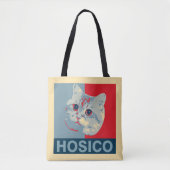 Hosico - Red Blue Illustration Tasche (Vorderseite)