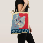 Hosico - Red Blue Illustration Tasche (Von Nahem)