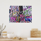 Hosier Lane Street Artwork - Melbourne, Australien Poster (Küche)