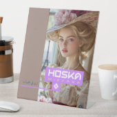 HOSKA PEDESTAL SIGN SOCKELSCHILD (In Situ)