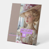 HOSKA PEDESTAL SIGN SOCKELSCHILD (Vorderseite)