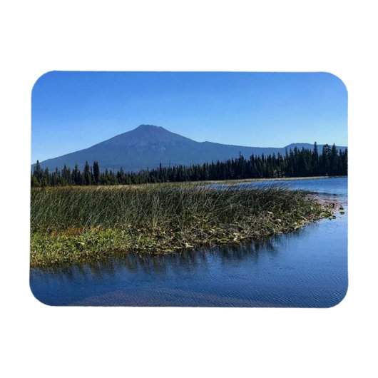 Hosmer Lake im Sommer, OR Magnet (Horizontal)