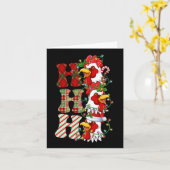 Hospho Chickens Weihnachtsmannmütze Rentier Frohe Karte (Gelbe Blume)