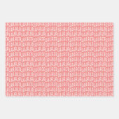 Hospho niedlicher Spaß, farbenfroh Weihnachten Geschenkpapier Set (Vorderseite 2)