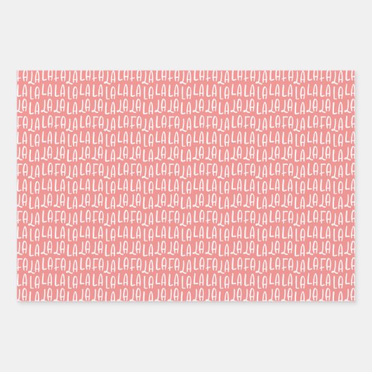 Hospho niedlicher Spaß, farbenfroh Weihnachten Geschenkpapier Set (Vorderseite 2)