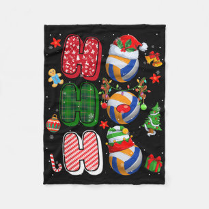 Hospho Santa Elf Rentier Volleyball Xmas Tree Lig Fleecedecke