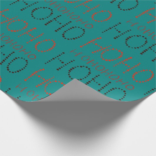 Hospho Weihnachtsgrün Geschenkpapier (Ecke)