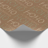 Hospho Weihnachtsgrün Wrapping Paper Geschenkpapier (Ecke)