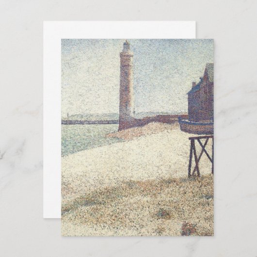 Hospice and Lighthouse, Honfleur von Georges Seura (Vorne/Hinten)
