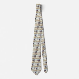 Hospice and Lighthouse, Honfleur von Georges Seura Krawatte