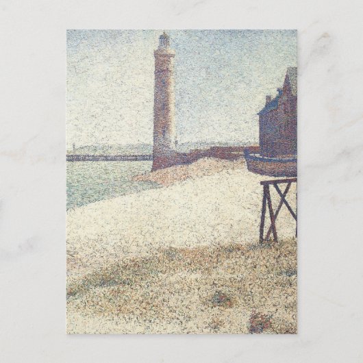Hospice and Lighthouse, Honfleur von Georges Seura Postkarte (Vorderseite)