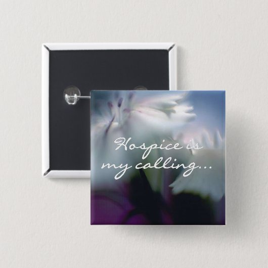 Hospice ist mein Ruf Button (Vorne & Hinten)