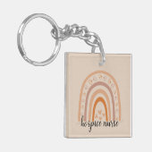Hospice Nurse Aide Script Rainbow Hospice Schlüsselanhänger (Vorderseite links)