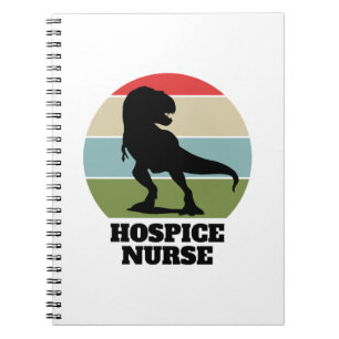 Hospice Nurse Dinosaur Notizblock