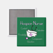 Hospice Nurse Geschenke Magnet (Vorderseite/Rückseite)