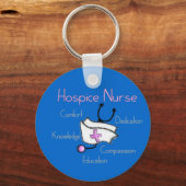 Hospice Nurse Geschenke Schlüsselanhänger (Vorderseite)