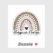 Hospice Nurse, Hospice RN Nurse Apprecife Geschenk Aufkleber (Blatt)