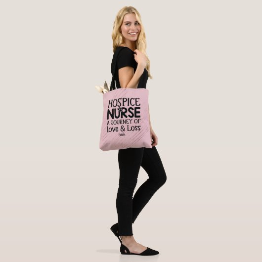 Hospice Nurse Journey Pink Tasche (Am Model)
