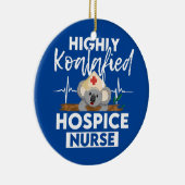 Hospice Nurse Koalified Nursing RN Keramik Ornament (Rechts)
