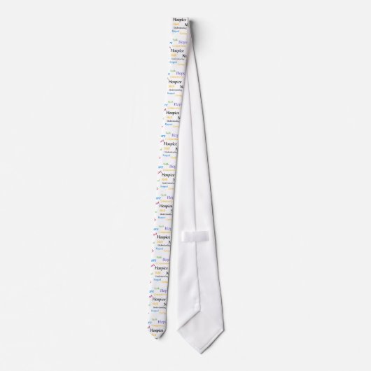Hospice Nurse Krawatte (Rückseite)
