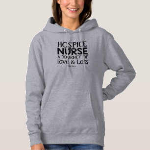 Hospice Nurse Personalisiert Gray Hoodie