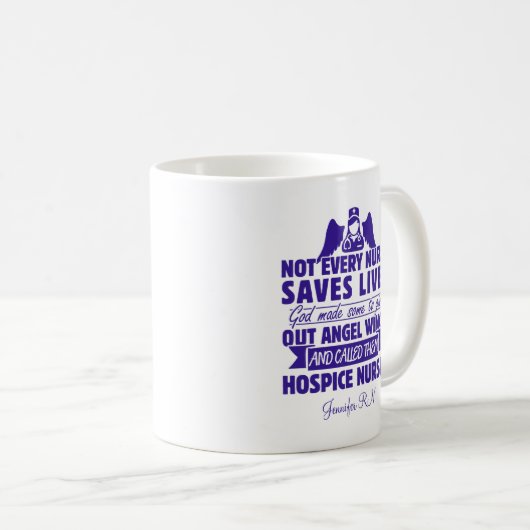 Hospice Nurse Personalisiert Kaffeetasse (VorderseiteRechts)