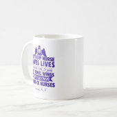 Hospice Nurse Personalisiert Kaffeetasse (Vorderseite Links)