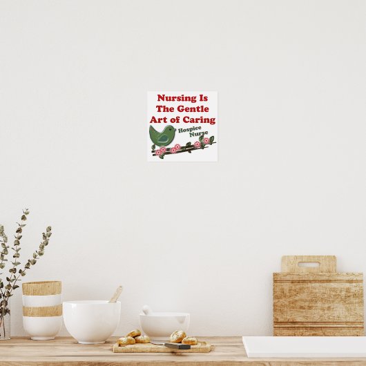 Hospice Nurse Poster (Küche)