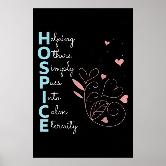 Hospice Nurse Poster (Vorne)