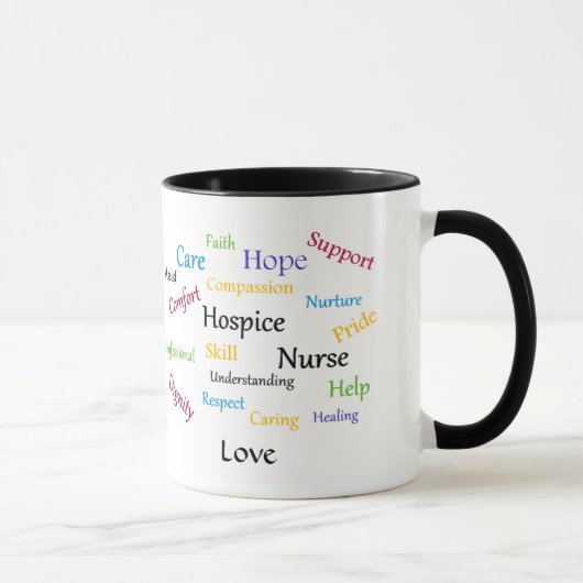 Hospice Nurse Ringer Tasse (Rechts)