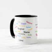 Hospice Nurse Ringer Tasse (Vorderseite Links)