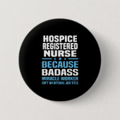 Hospice Registered Nurse Button (Vorderseite)