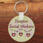 Hospice Social Workers "Angels With Many Hands" Schlüsselanhänger (Vorderseite)