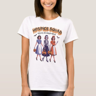 Hospice Squad Halloween für Krankenschwester T-Shirt