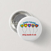Hospice Volunteer Button (Vorne & Hinten)