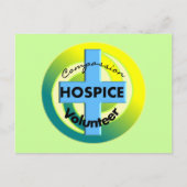 Hospice Volunteer Geschenke Postkarte (Vorderseite)