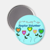 Hospice Volunteer Shirts und Geschenke Magnet (Vorderseite/Rückseite)