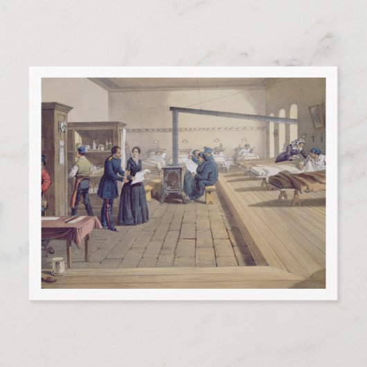 Hospital at Scutari, detail of Florence Nightingal Postkarte (Vorderseite)