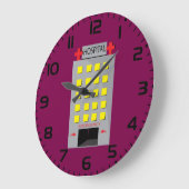 Hospital Building Emergency Entrance Große Wanduhr (Winkel)