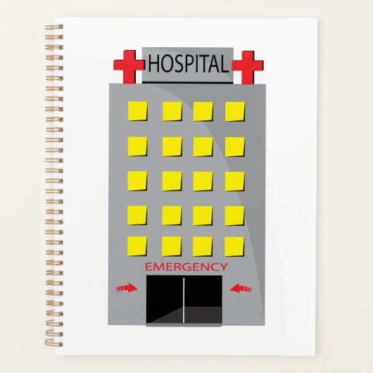 Hospital Building Emergency Entrance Planer (Vorderseite)
