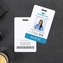 Hospital Business Logo and Employee Photo ID