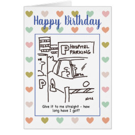 Hospital Car Parkplatz Auto auf einem Parkplatz Ca