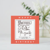 Hospital Car Parkplatz Parkplatz Cartoon Karte (Stehend Vorderseite)